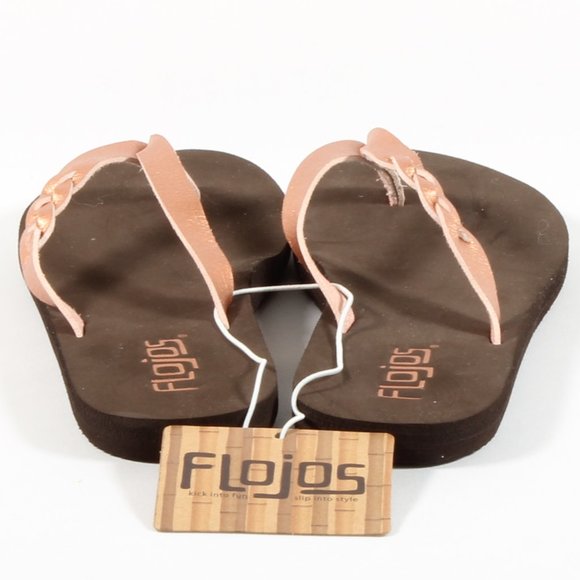 Flojos Women's Slip On Thong Sandals Slides NWT - Picture 4 of 7